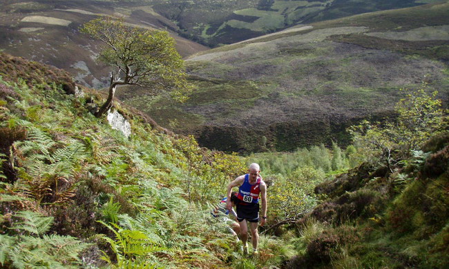 the pleasant climb up Hundleshope Heights 