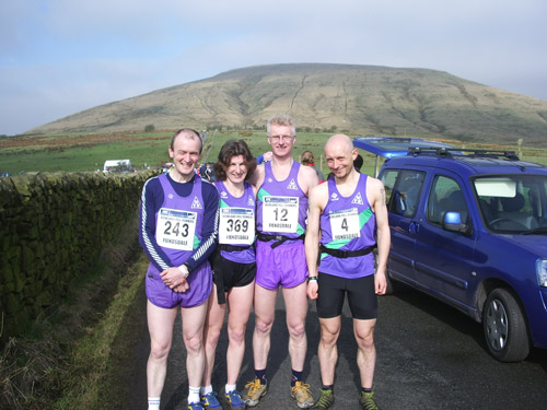 John, Karen, David and Philip before the race?