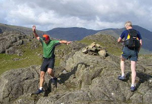 Paul Hainsworth leaps off Grey Knotts on his BG (photo: Will Horsley) 