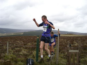 Bernard at a stile - photo: Will Horsley