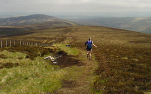 Geoff on descent - photo: Rob