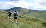 Phil and Will head for Hedgehope - photo: Rob