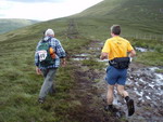 Walkers and runners prepare for the climb ahead - photo: Rob