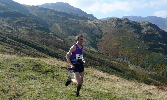 John Duff coming off Pike O'Blisco (photo: Pat Dunn)