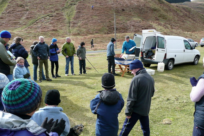 presentation time and out come the Easter eggs (photo: Rob)