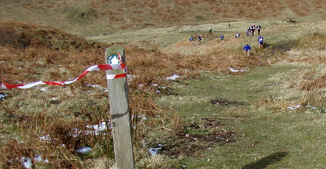 looking back to Middledean Burn (photo: Rob)