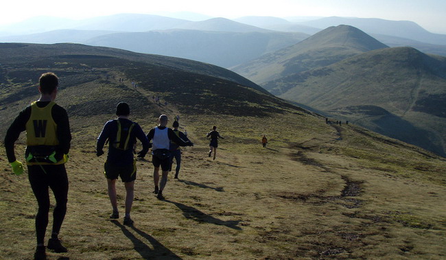 coming off Scald Law  - photo: Rob
