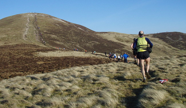 Carnethy ahead - photo: Rob