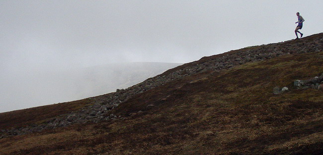 Philip Sanderson on the skyline  - photo: Rob