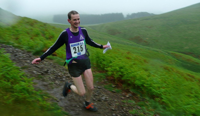 John enjoying his first Scottish Race  - photo: Pat