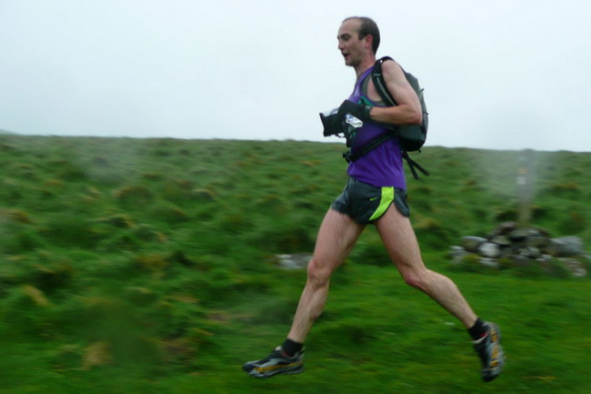 Will in full stride on the Pennine Way - photo: Pat